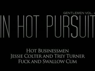 Hawt Businessmen Jessie Colter And Trey Turner Fuck And Swallow Cum