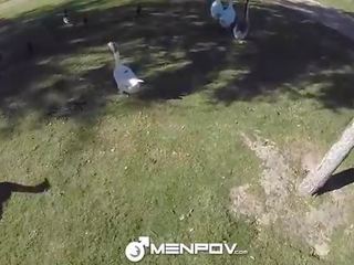 MenPOV Outdoor picnic leads to POV fuck