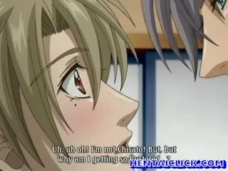 Napalone anime gej pieprzy jego chłopak